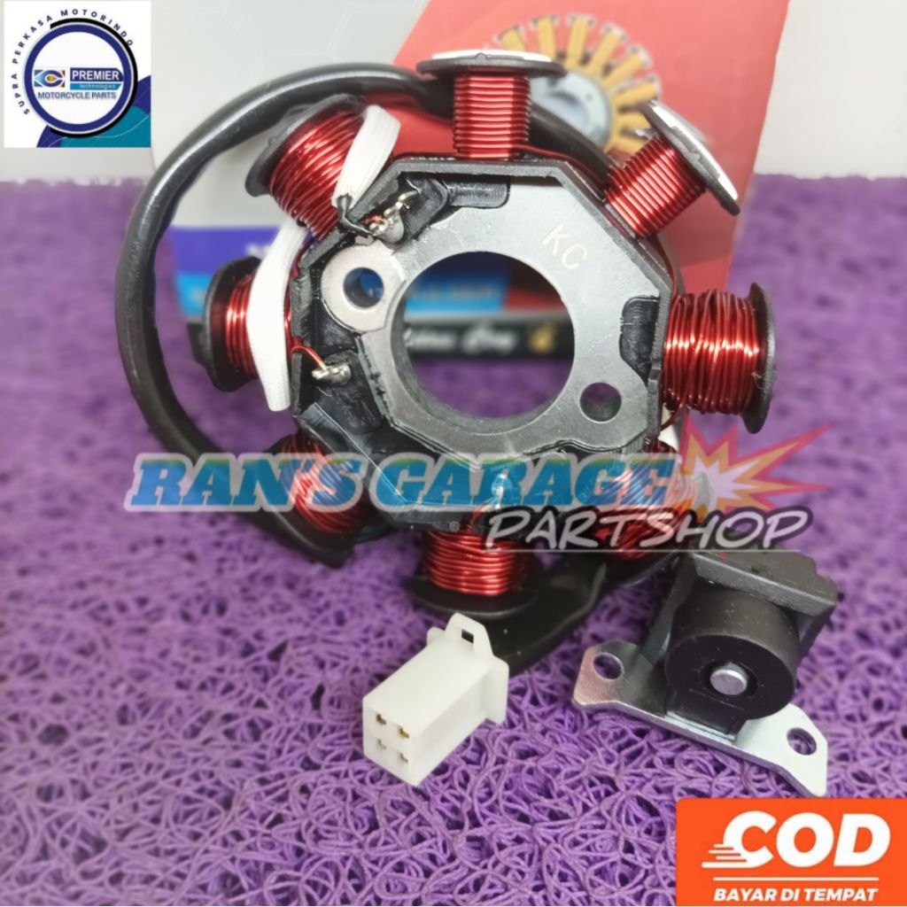 KC SPULL SPUL KOMPLIT SUZUKI SATRIA 2TAK LUMBA RU HIU LSCM 2T 120CC SPOLL SEPUL PLUS FULSER PULSER S