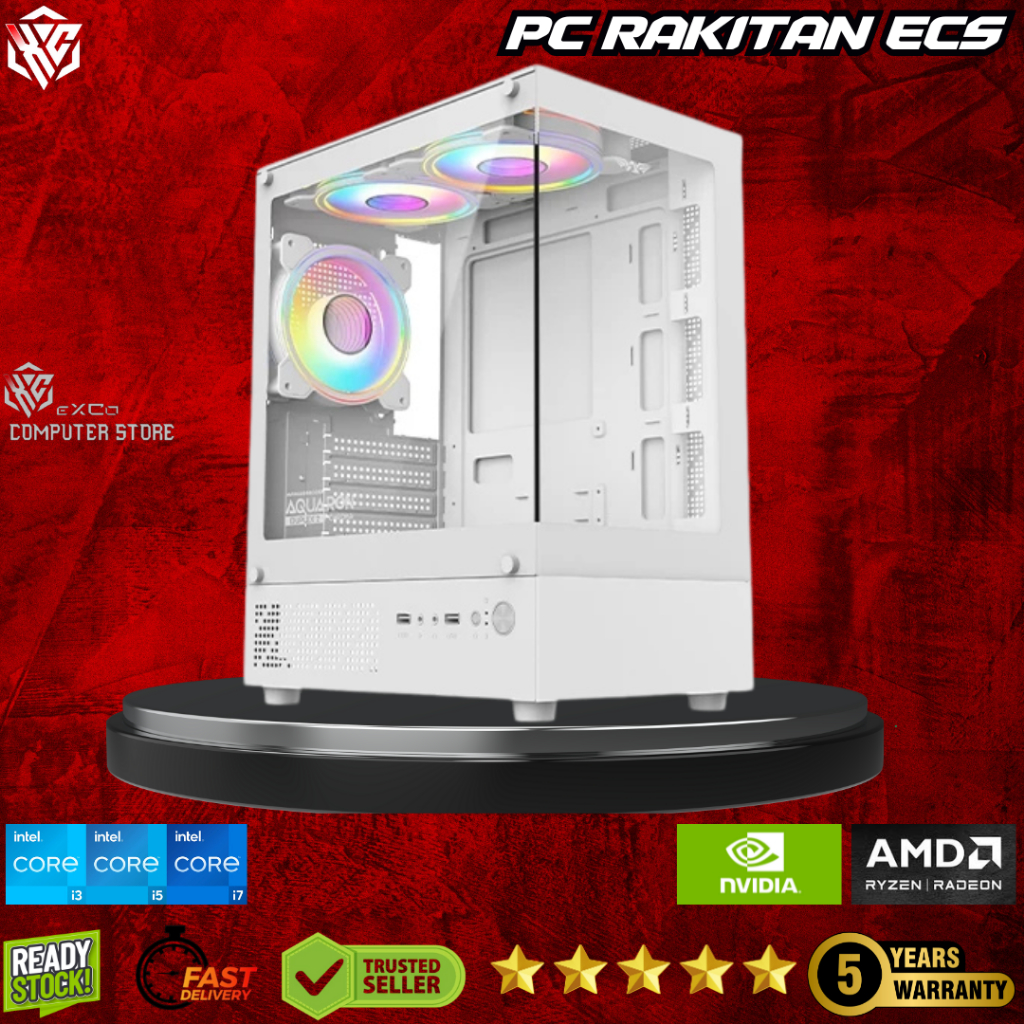 PC Gaming 3 Jutaan Fortnite 1080p | Ryzen 3 RAM 8GB SSD 128GB HDD 500GB | ECS PRIME