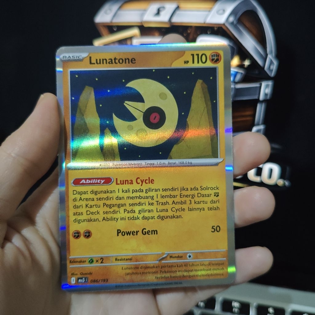 Kartu Pokemon Lunatone TCG Indonesia