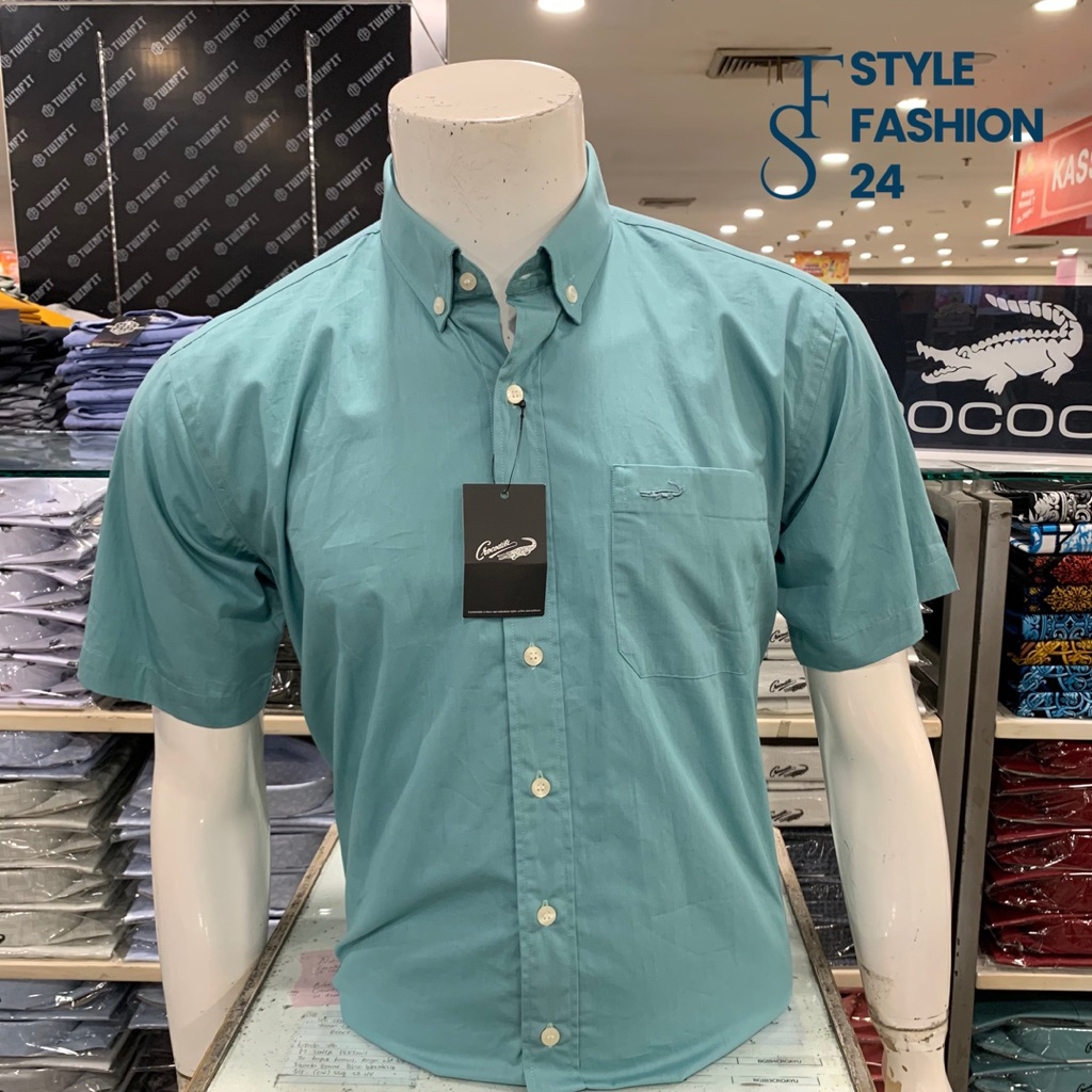 CROCODILE KEMEJA PRIA LENGAN PENDEK POLOS 07-0129-0001-26