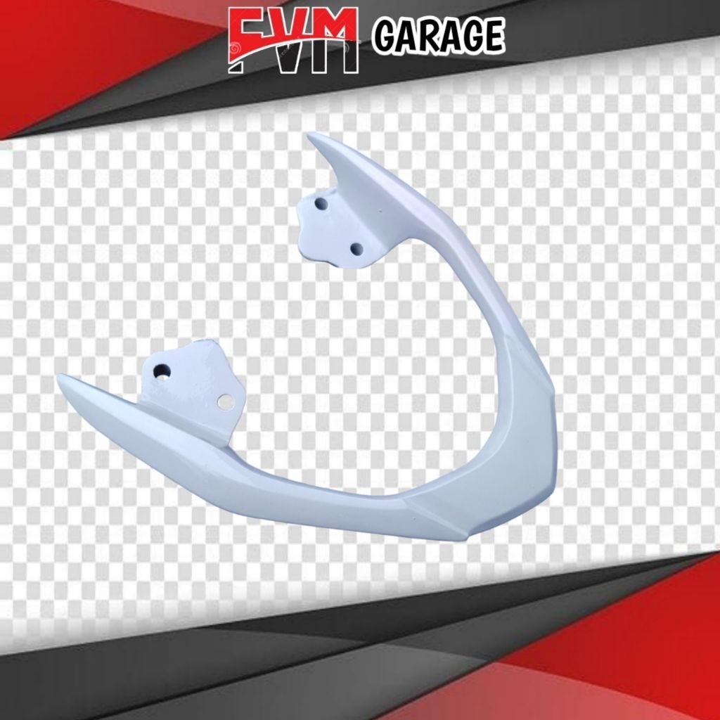 Behel Beat Street Warna Putih Begel Planger Jok Belakang Beat Street 2017-2019