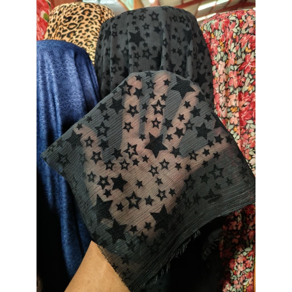 kain sifon yoriyu antik, kain sifon motif timbul kain sifon murah, kain sifon premium
