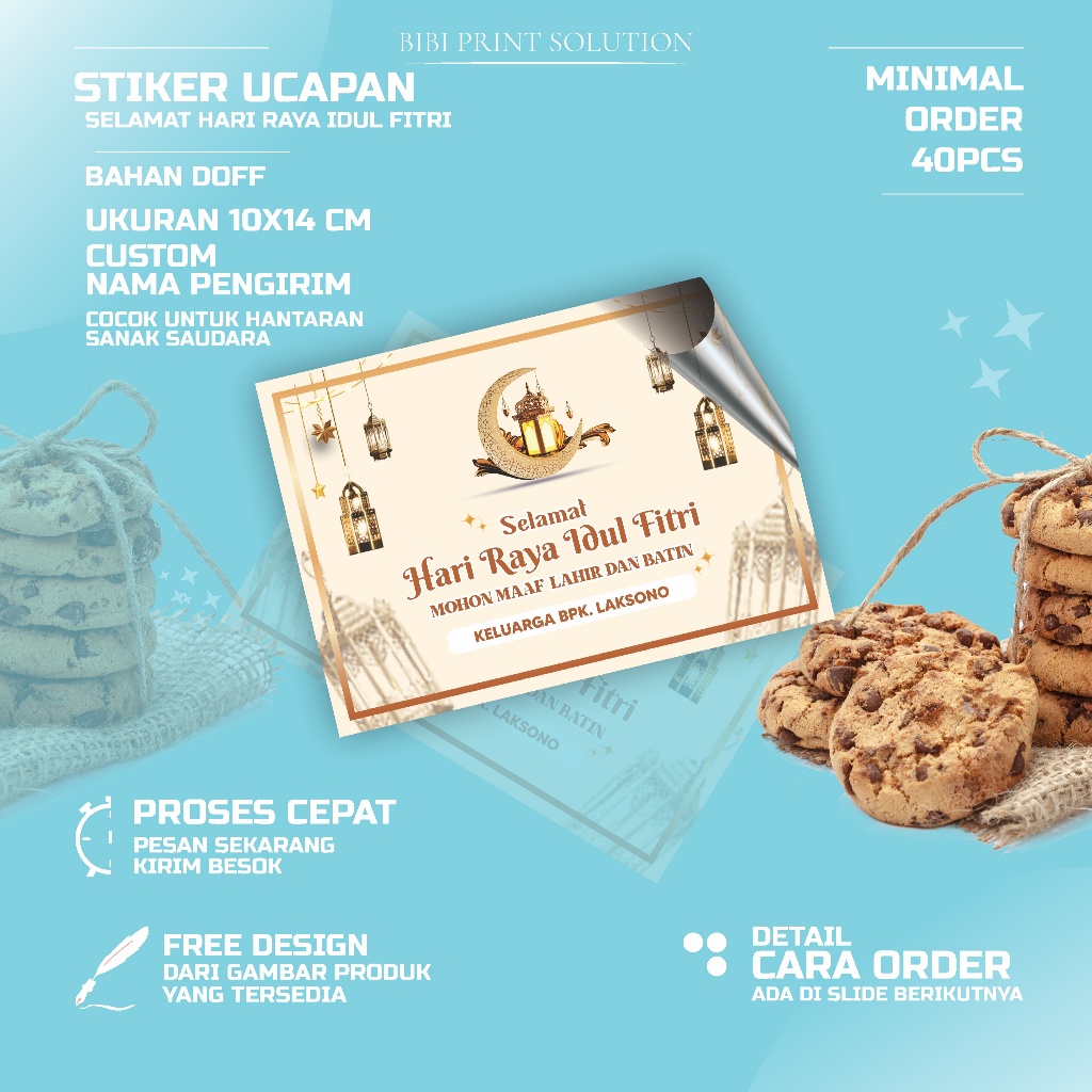 Stiker Ucapan Hari Raya Idul Fitri