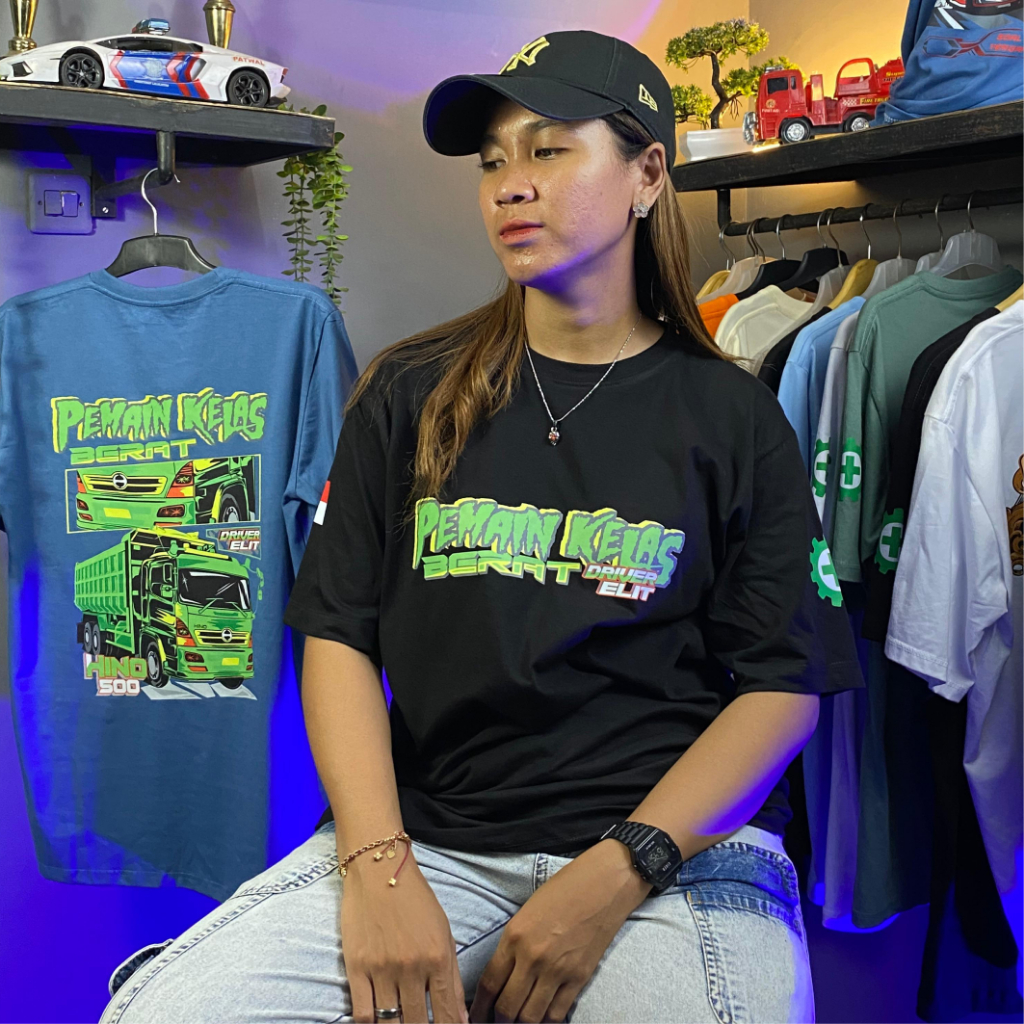 Kaos Truck HINO 500 Kaos Truck Driver Elit Katun Combat 24s Original Niteni Store COD