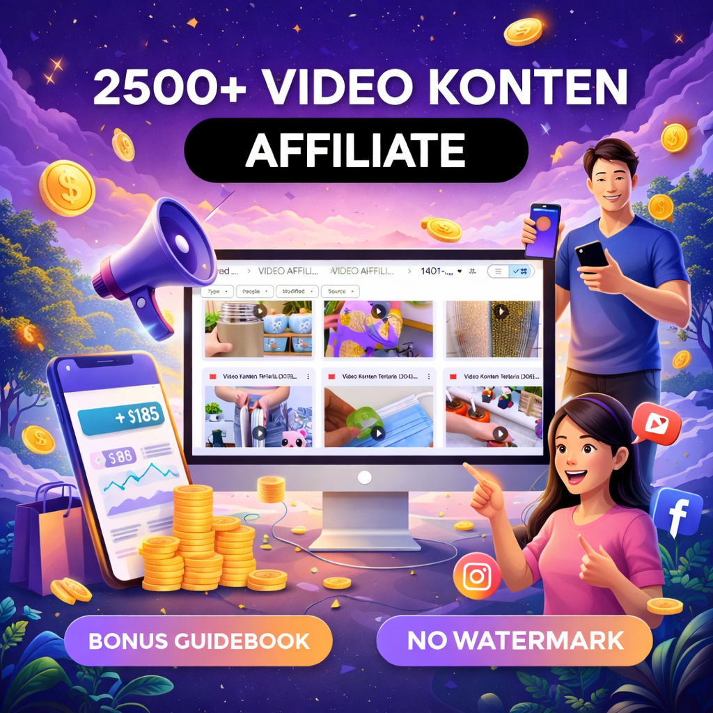 2500+ Video Konten Affiliate