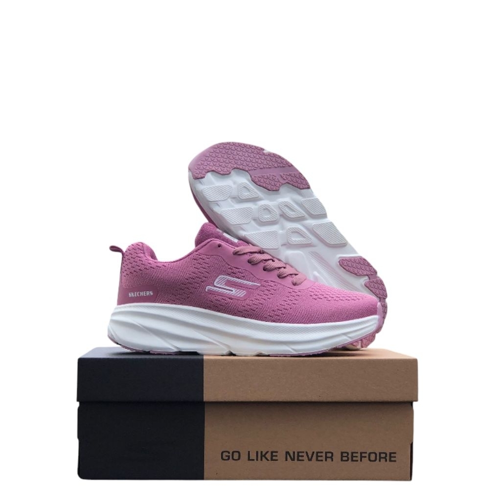 Sepatu Lari & Jalan Skechers Wanita - Soft Pink Style