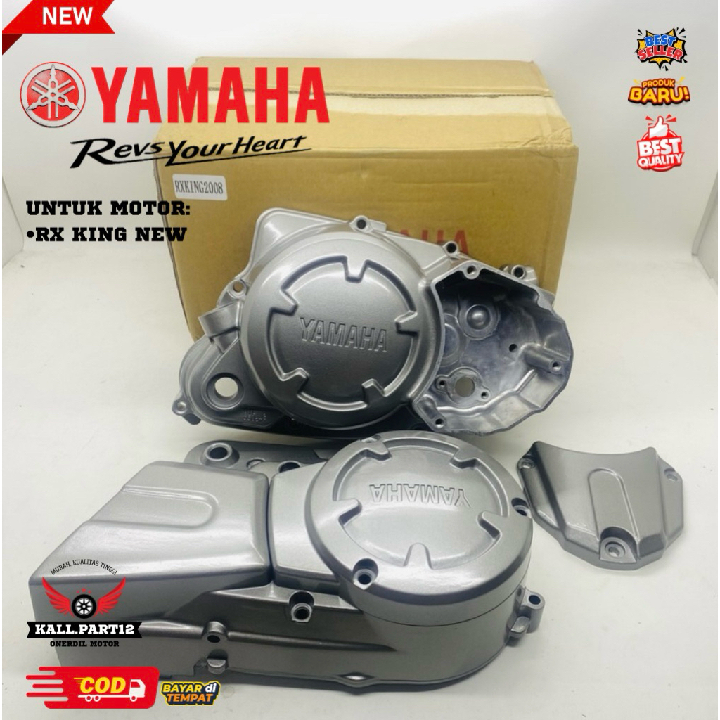 Bak Kopling Blok mesin Komplit Kanan Kiri 1Set Yamaha Rx King New Predam 2008-2009 kode part (3KA) O