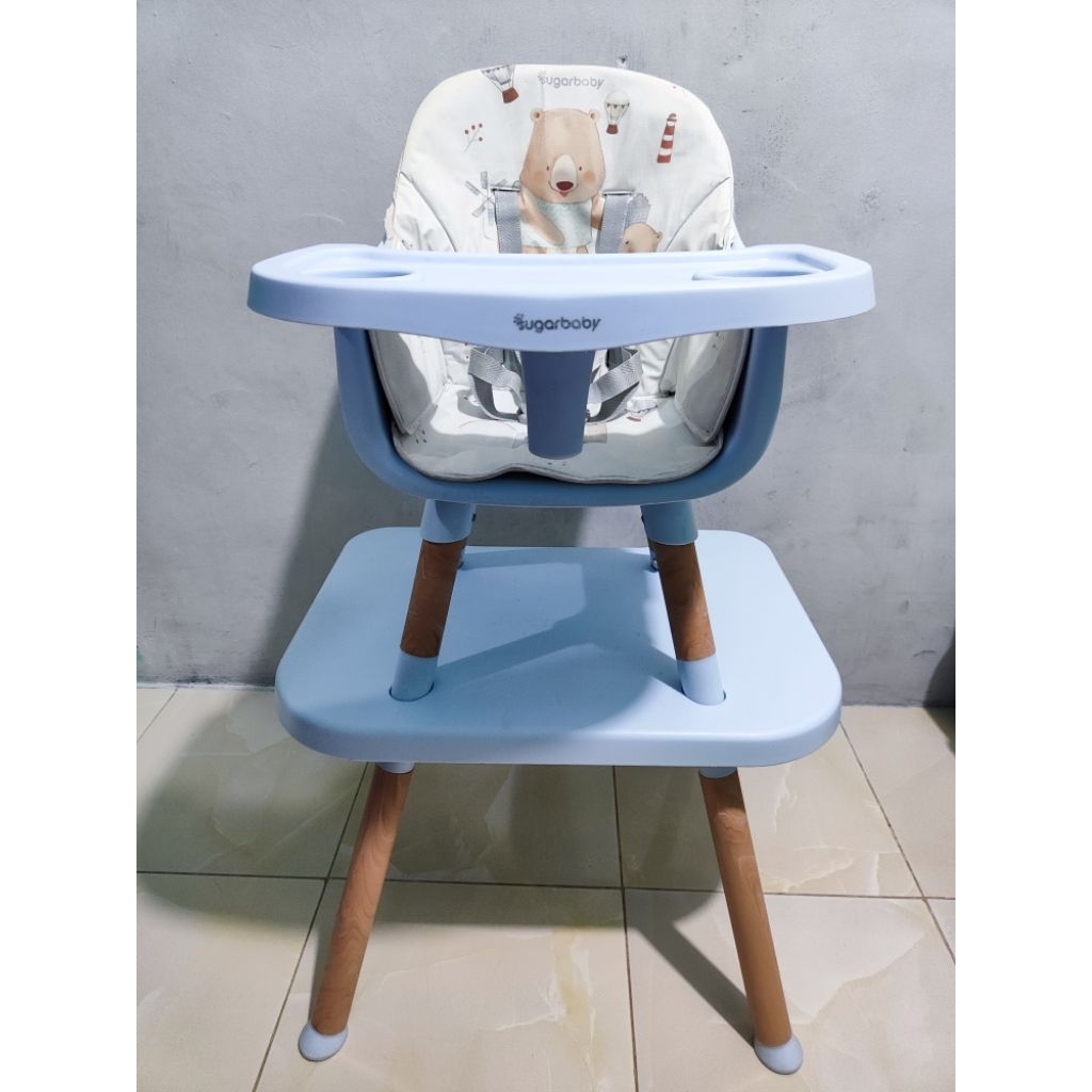 Sugar Baby Super Chair 6 in 1 Blue Preloved