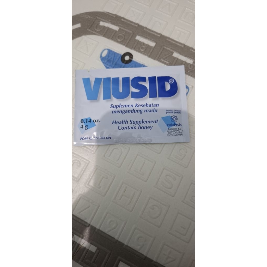 Viusid Sachet 4g - Suplemen Makanan dengan Madu, Multivitamin, dan Antioksidan untuk Kesehatan Tubuh