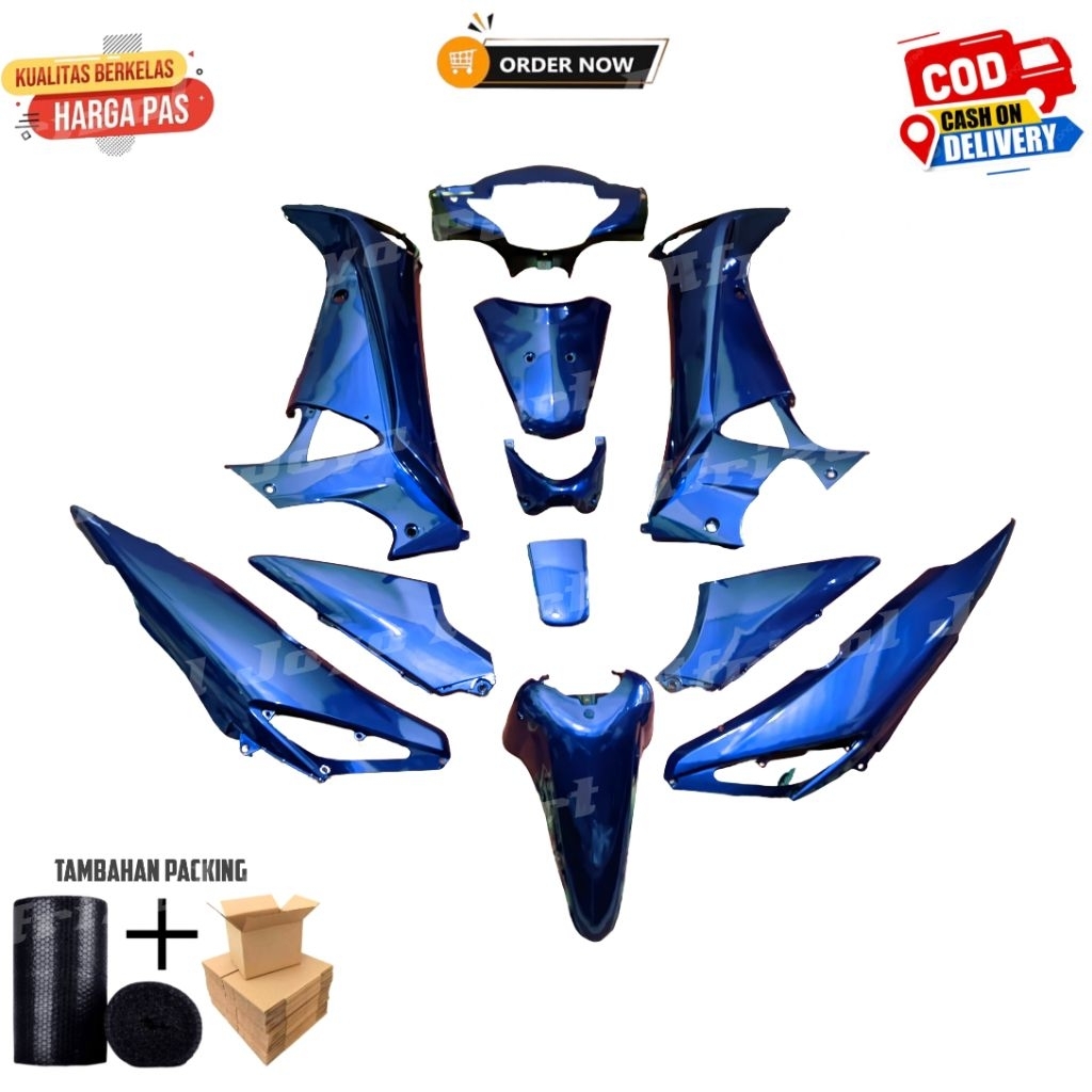 cover body fullset honda supra x 125 old Body Halus Supra X 125 Lama Warna Biru