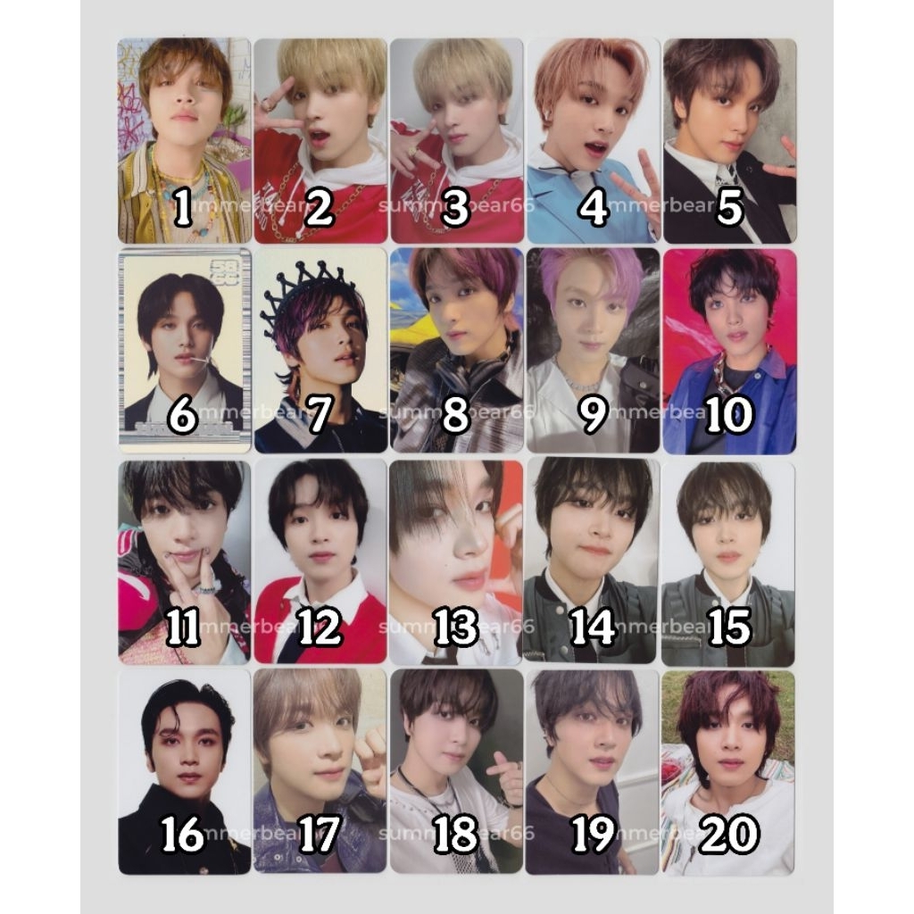 Haechan Photocard (Hot Sauce Universe Glitch Mode Korek STC Beatbox ISTJ Dreamscape Dreamini Taste T