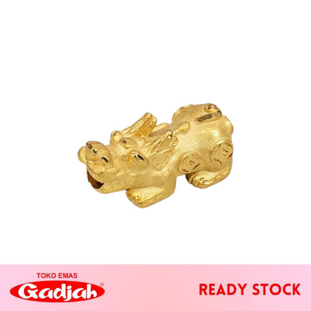 Liontin Emas Charm Naga Doff - Toko Emas Gadjah