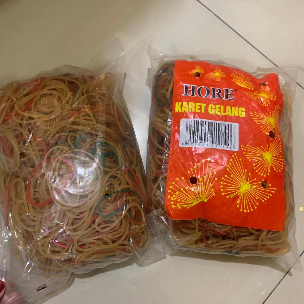 Karet Gelang Pentil 400gram Karet gelang pentil murah Grosir