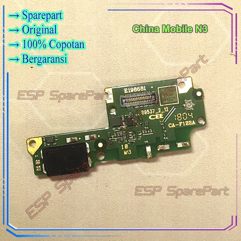 Board Charger China Mobile N3 Papan Konektor Cas / Casan Copotan