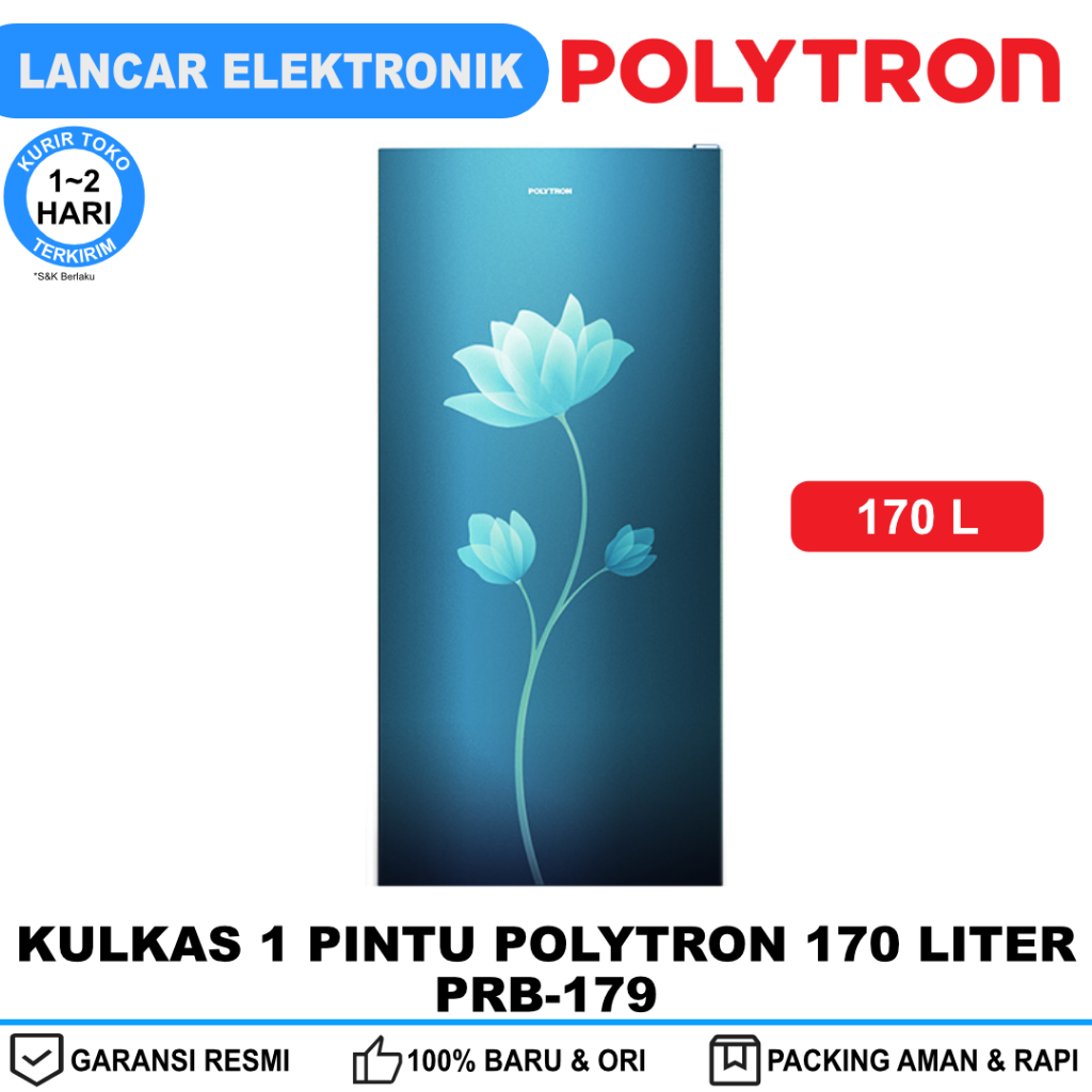 Kulkas Polytron 1 Pintu 170 Liter PRB-179 PRB179