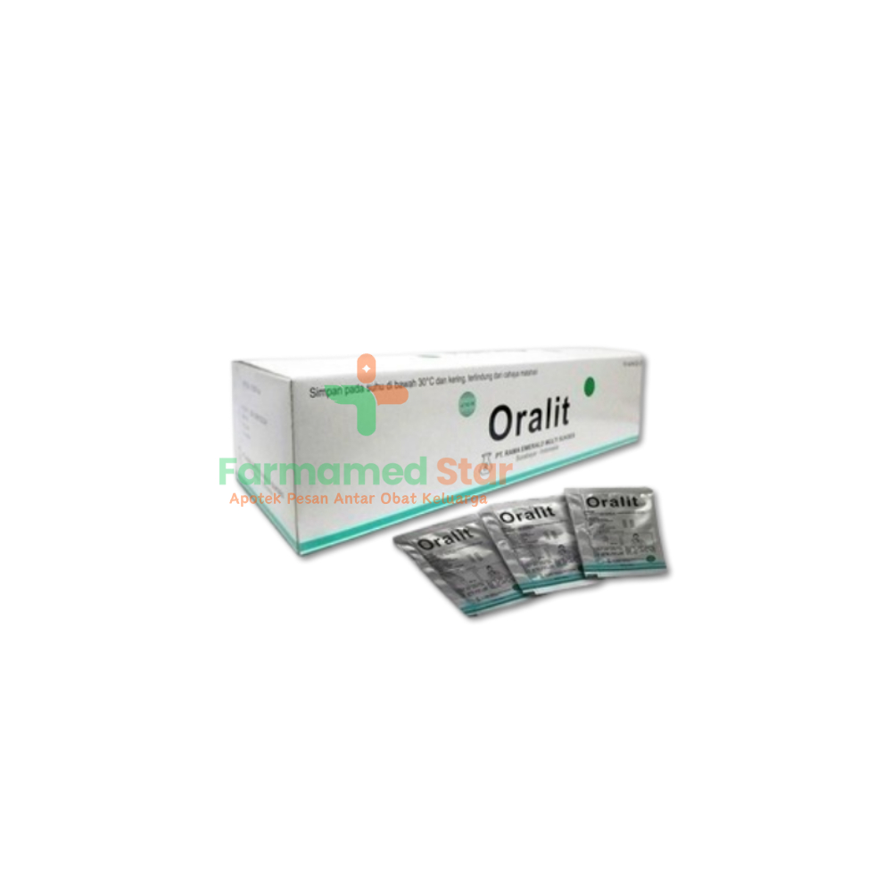 Oralit 1 Sachet - Serbuk Elektrolit untuk Atasi Dehidrasi Anak