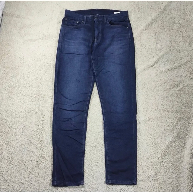 EZY UNIQLO LONG PANTS DENIM DARK NAVY