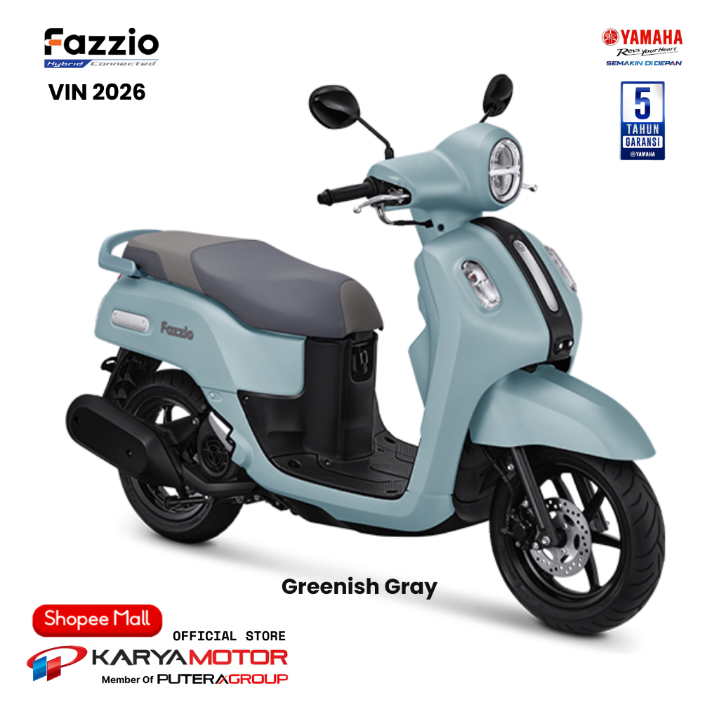 Sepeda Motor Yamaha Fazzio Hybrid Lux