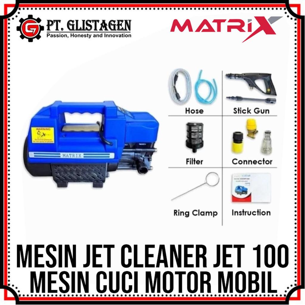 Matrix Jet 100 Mesin Jet Cleaner High Pressure Washer Alat Steam Cuci Motor Mobil AC JET 100