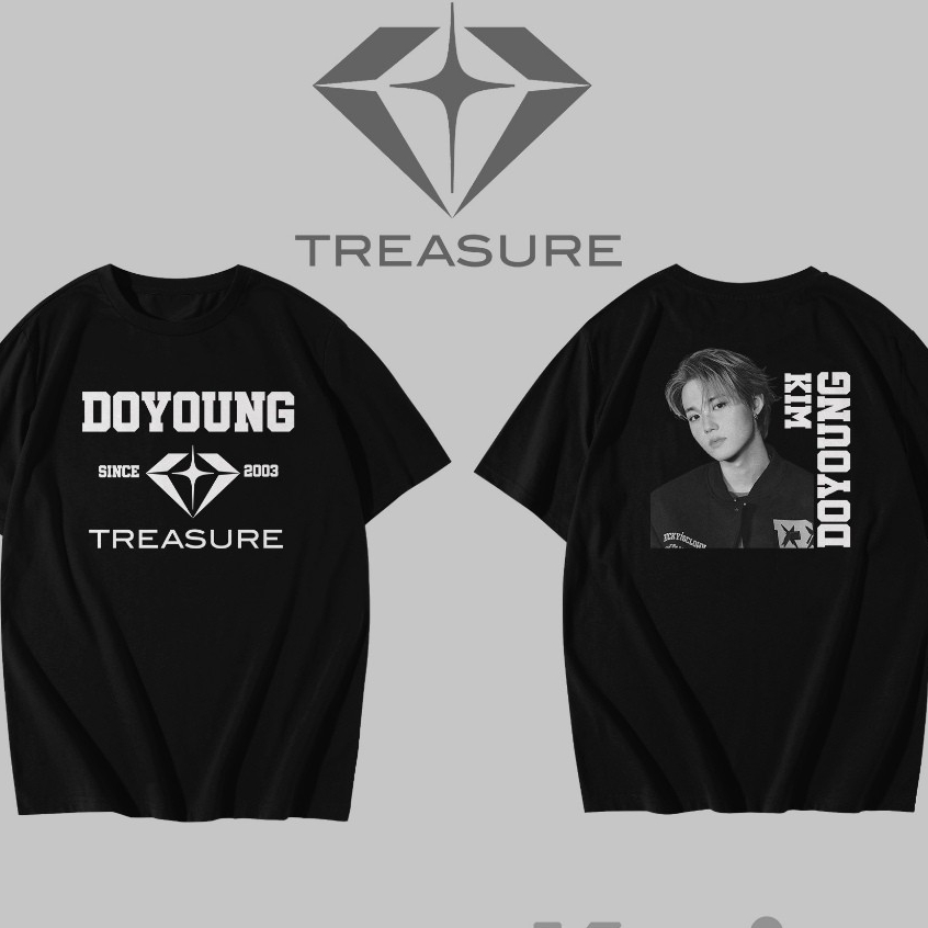 KAOS KIM DOYOUNG TREASURE / TSHIRT TREASURE / KAOS KPOP / FANSMERCH