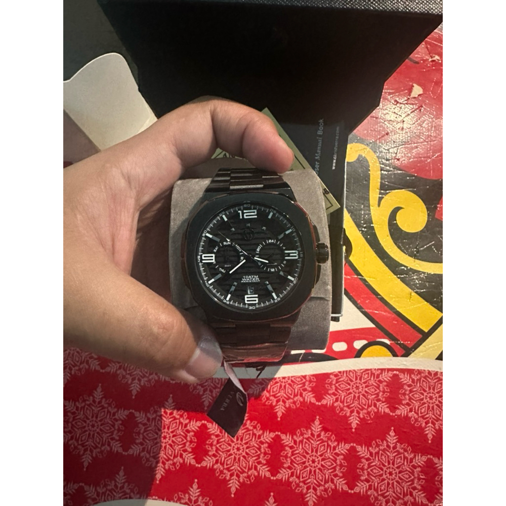 Jam Tangan Christ Verra CV120592G-BLK