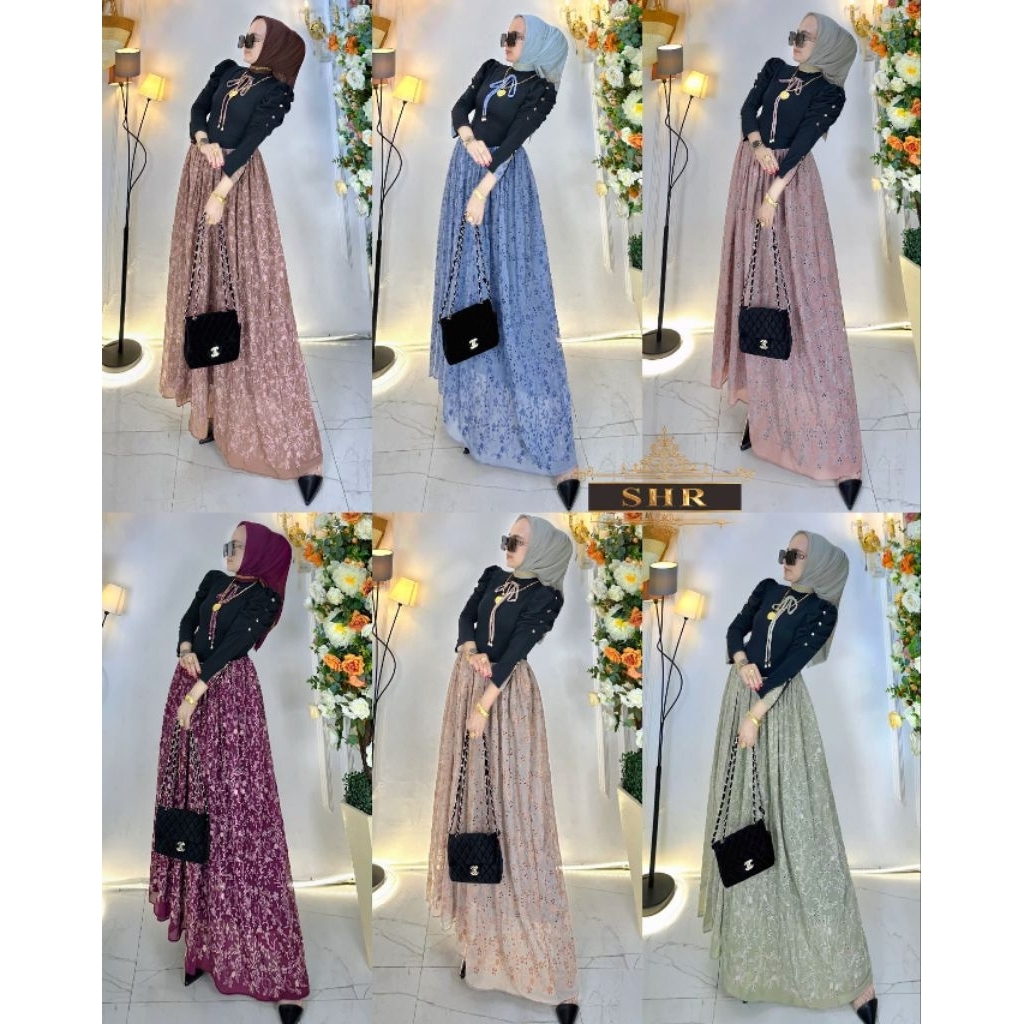 Dress SHR jamet polosan ori shr