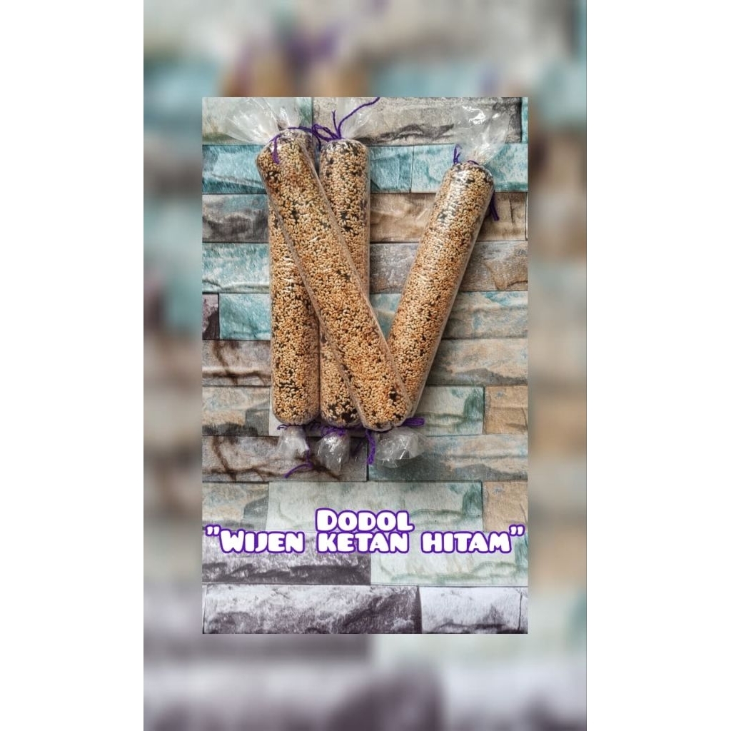 dodol Betawi rasa wijen ketan hitam asli Cikarang by arrum manis