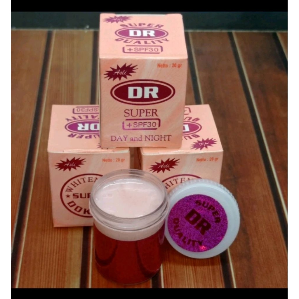 (Dapat 3 cream) Cream bungkus Dr pink asli berhologram emas