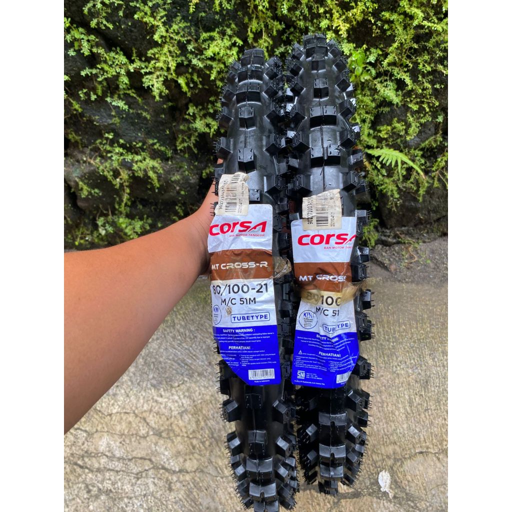 Ban Luar Motor Trail Ring 21 Ban depan Offroad Corsa MT Cross 80/100-21 Murah