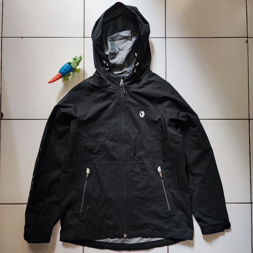 Jaket Outdoor Anak Laki-laki Perempuan BLACK YAK Full Black Blocktech Original Branded Second Prelov