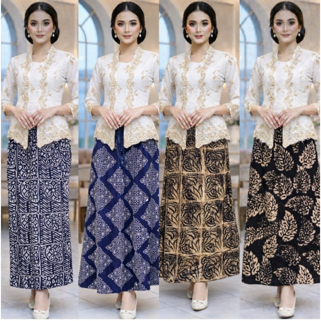 Rok Span Panjang Batik Cap Wiru Wiron Modern Tradisional Terbaru Kekinian Motif Apstrak.
