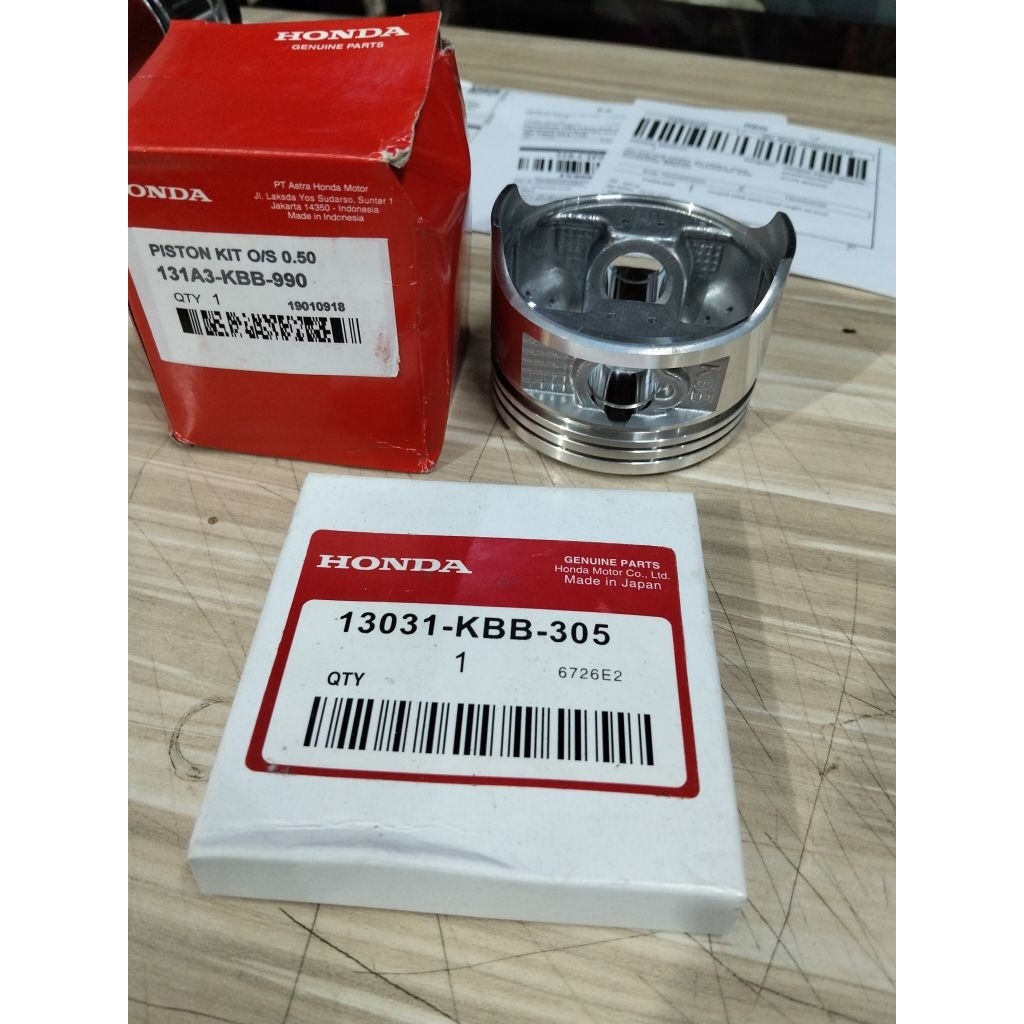 seher piston tiger tiger revo dan ring seher ori ahm japan ov 50