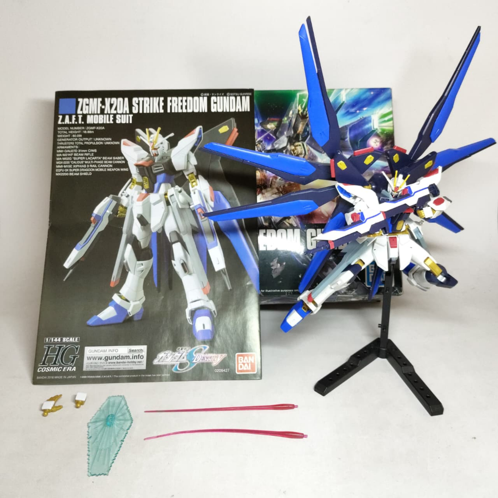 Bandai HGCE Strike Freedom Revive / Model Kit Gundam HG 1/144 2nd Sudah Rakit H110