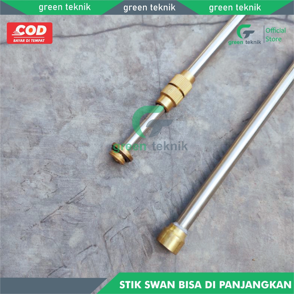 Stik Sprayer Kuningan Swan Bisa Dipanjangkan 1 Meter