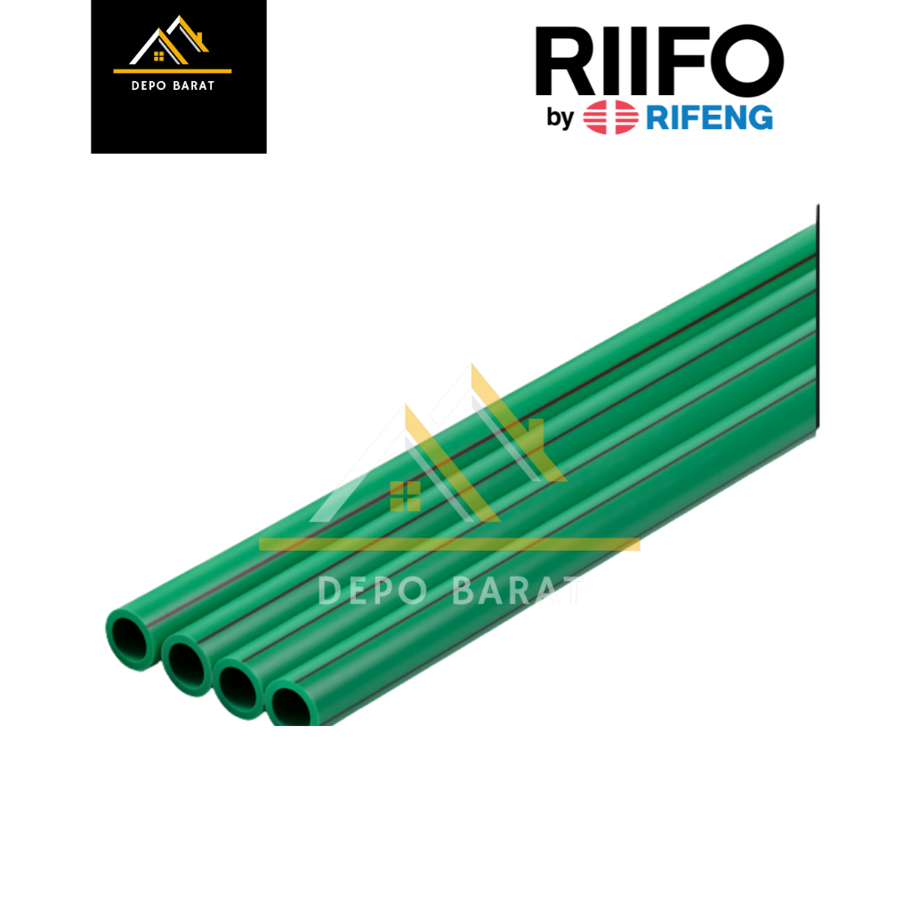 Pipa PPR Riifo 1" PN10/12.5 by Rifeng Asli