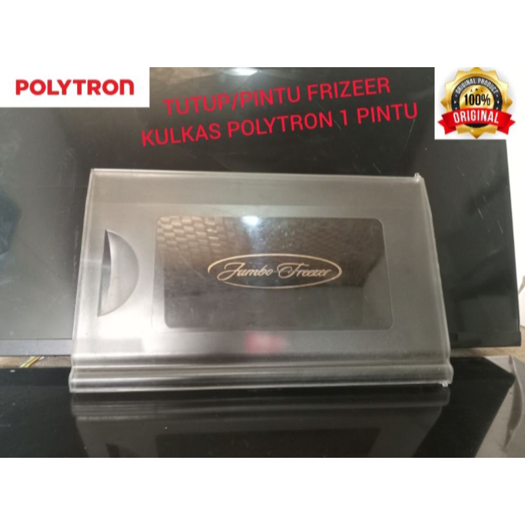 Tutup atau pintu frizeer kulkas polytron 1 pintu second original
