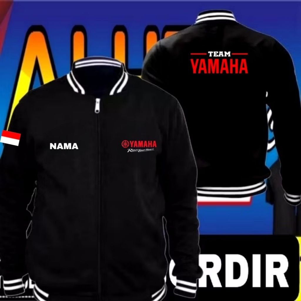 jaket bordir Yamaha jaket Yamaha team jaket seragam Yamaha team jaket team Yamaha jaket seragam team