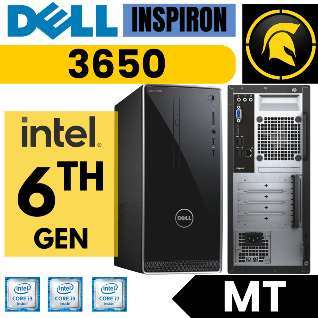PC Dell ISP 3650 MT Core i3 / i5 / i7 Gen 6 Mini Tower 1151