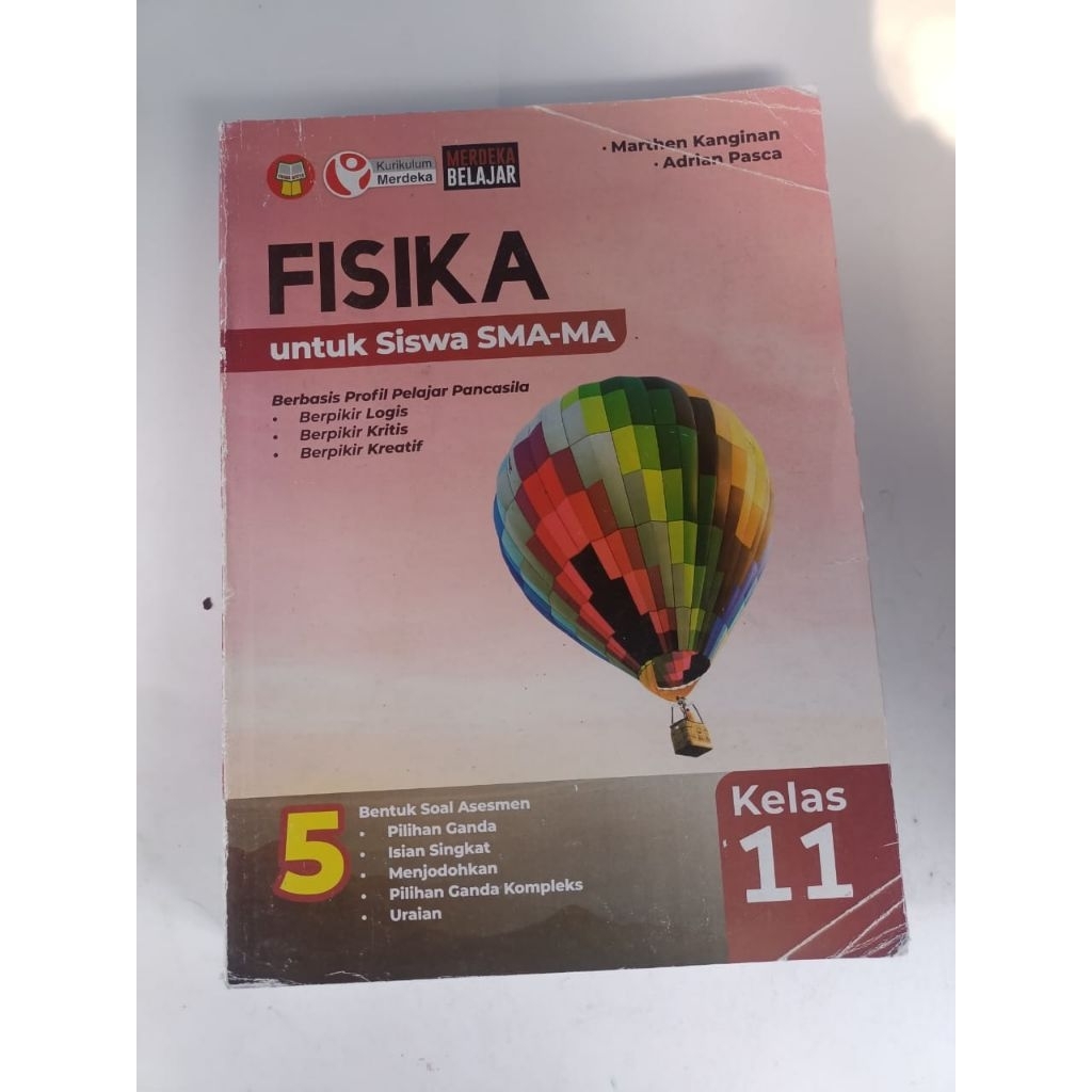 buku fisika kelas 11 SMA penerbit yrama Widya kurikulum merdeka