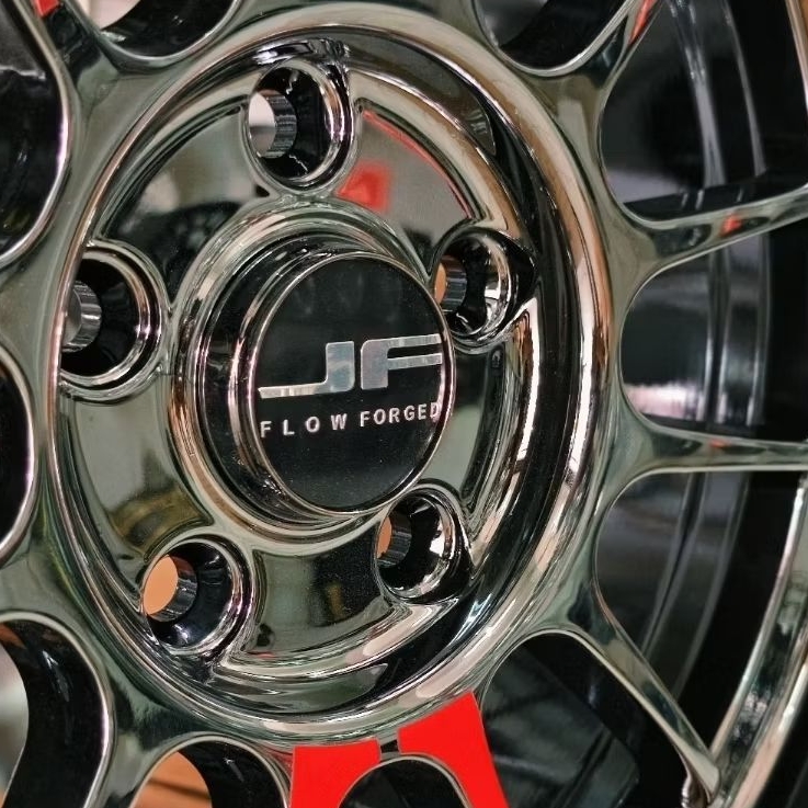 Velg Ring 17 JF Buzz Black Chrome cocok untuk Xpander, Rush, Terios, Livina