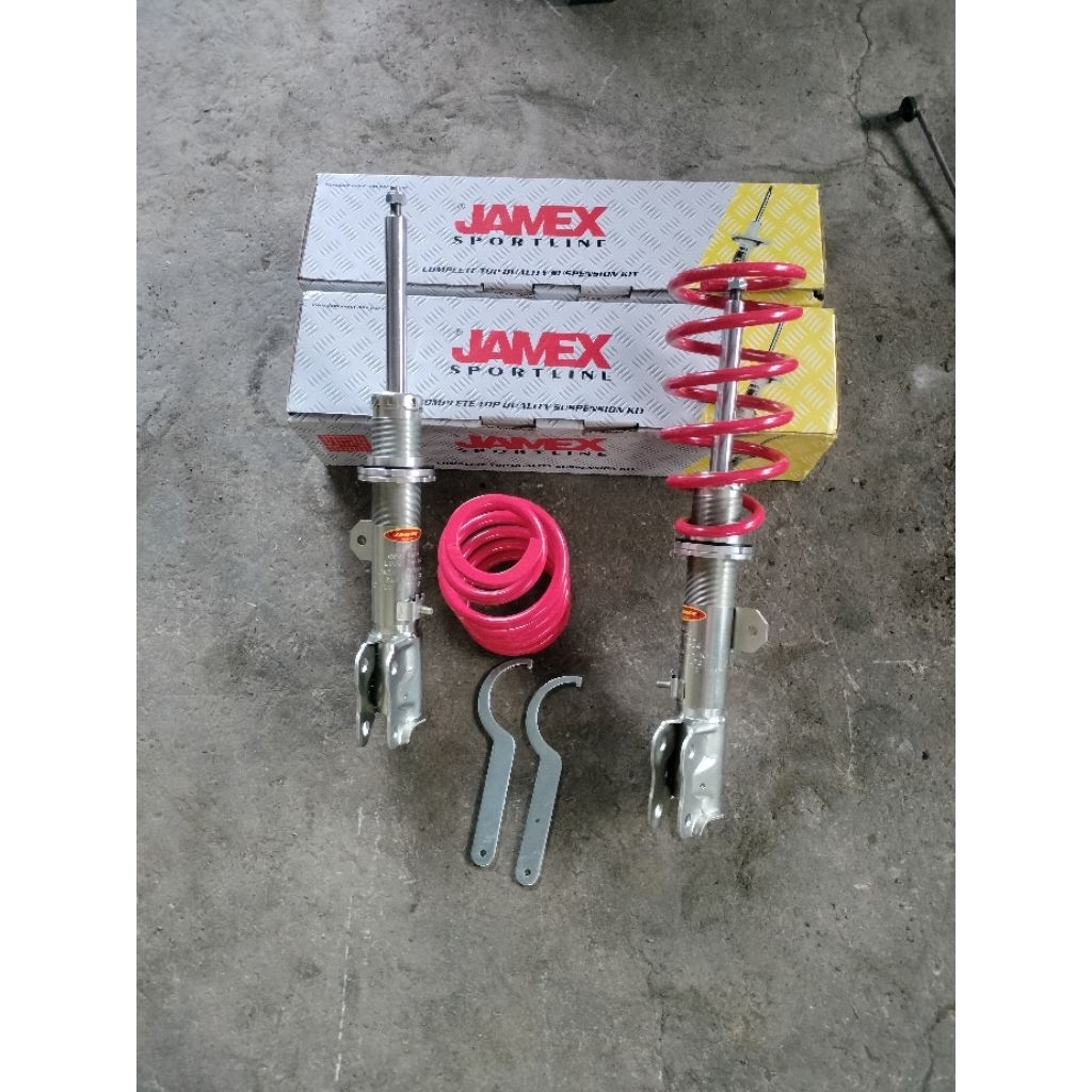 coilover depan brio