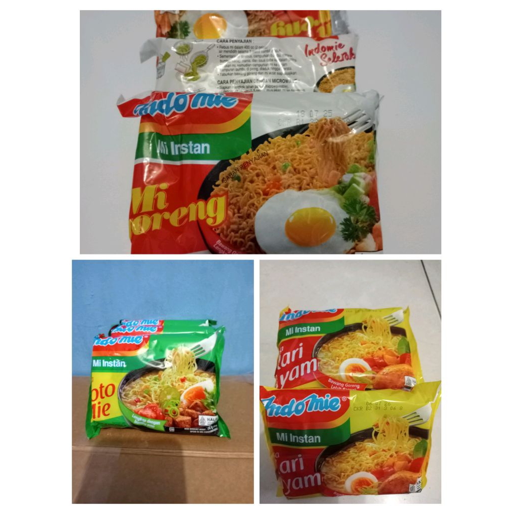 Indomie Mie Instan Goreng Dan Kuah