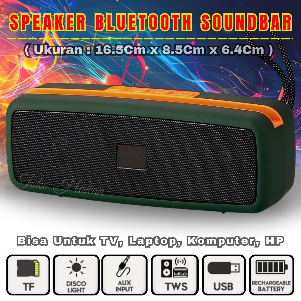 TERMURAH ~Speaker Bluetooth X-825 Extra Bass Bluetooth-TWS-USB-TF | Speaker Woofer Full Bass / Speak