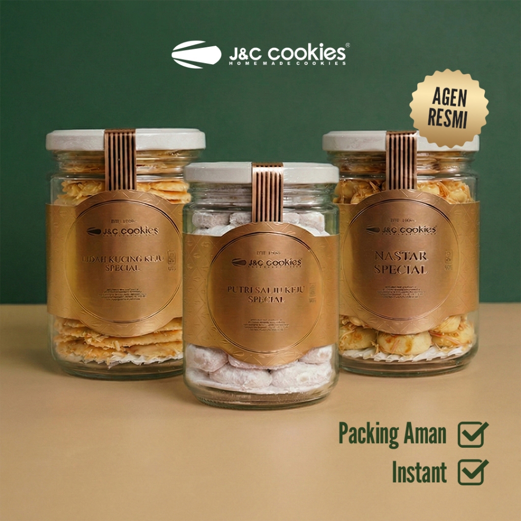 JNC Cookies TOPLES SPECIAL - Kue Kering Premium Favorit Lebaran J&C Cookies Nastar, Kastengel, Putri