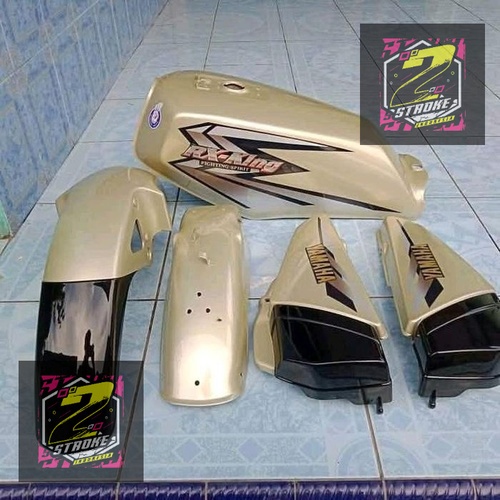 BODY SET TANGKI YAMAHA RX KING BODI FULLSET RX KING TAHUN 2001 WARNA GOLD