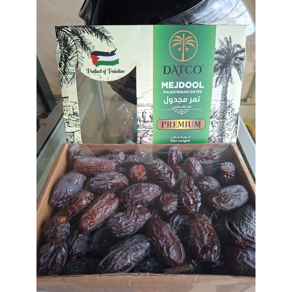 Kurma Medjool Palestina DATCO Premium 1kg - Kurma Majol Asli Palestine Super Jumbo