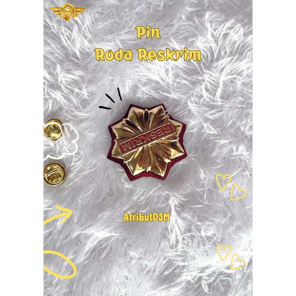 Pin Roda Reskrim / Bintang Reskrim