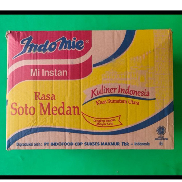 1DUS INDOMIE MIE INSTAN RASA SOTO MEDAN, ISI 40BUNGKUS