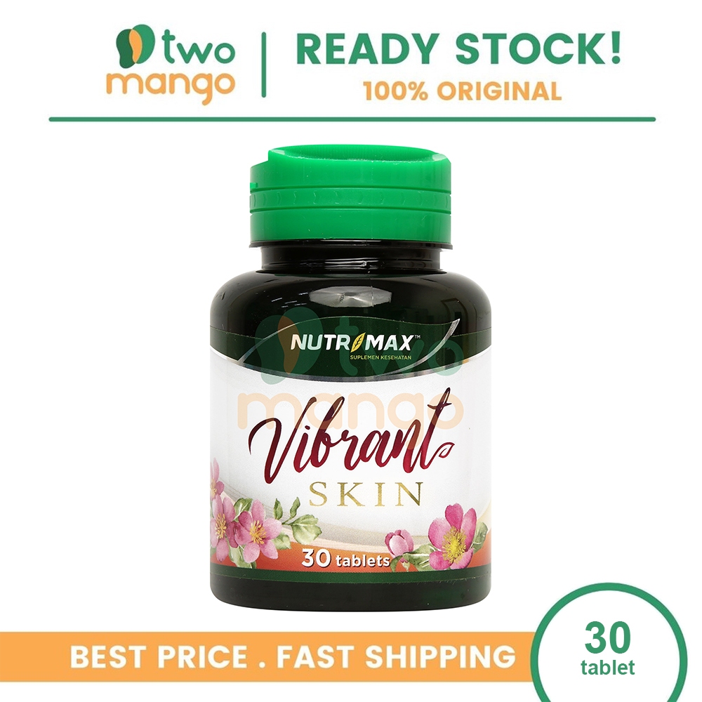 NUTRIMAX VIBRANT SKIN 30 TABLET | Suplemen Kulit Kencang, Mencerahkan, Kolagen, Antioksidan, Flek Hi
