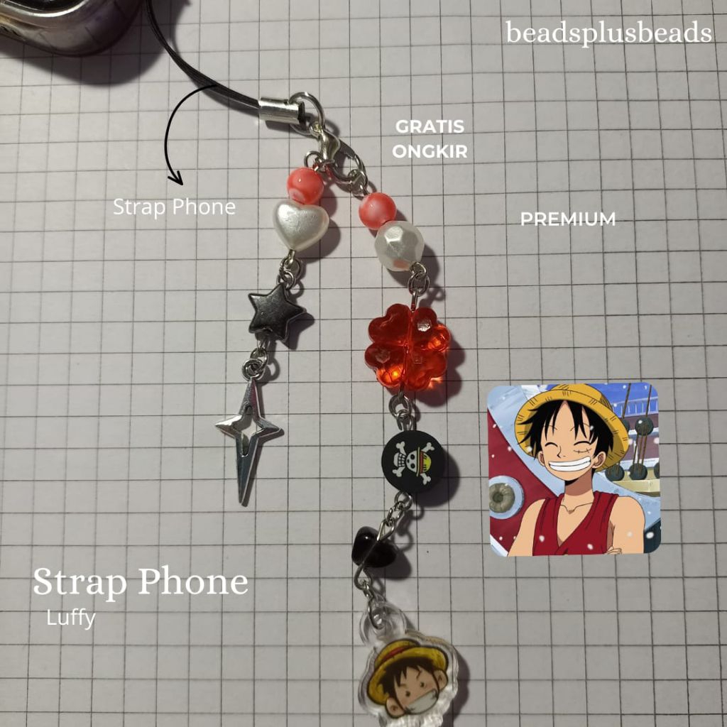 STRAP PHONE ONE PIECE/GANTUNGAN HP ONE PIECE/GANTUNGAN ONE PIECE